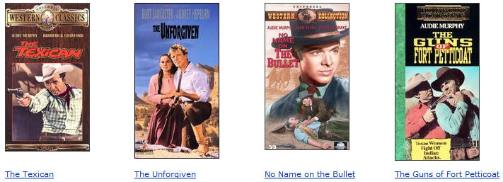 Western Films from Audie Murphy